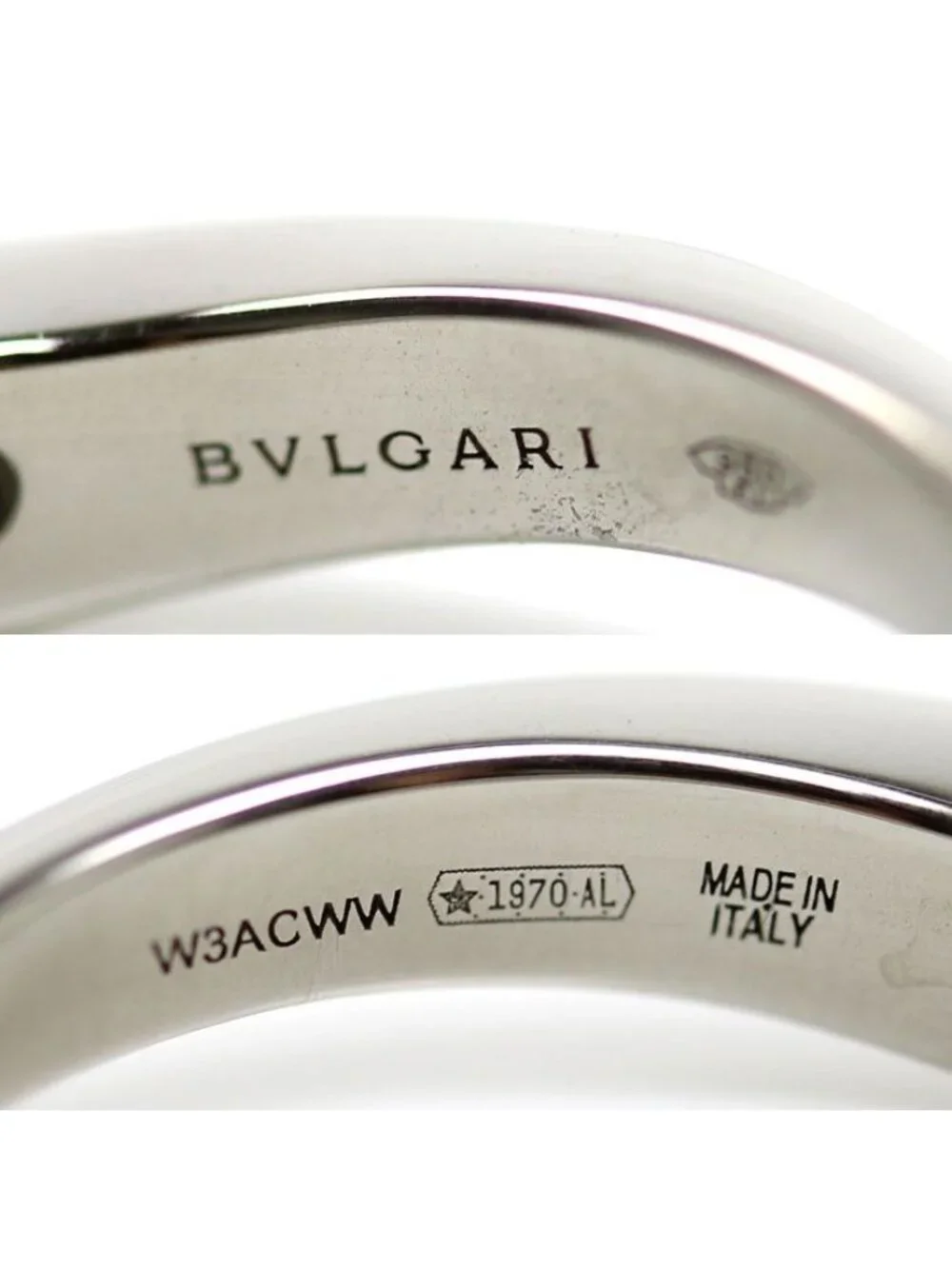 Bvlgari Platinum Corona Ring Diamond Vintage